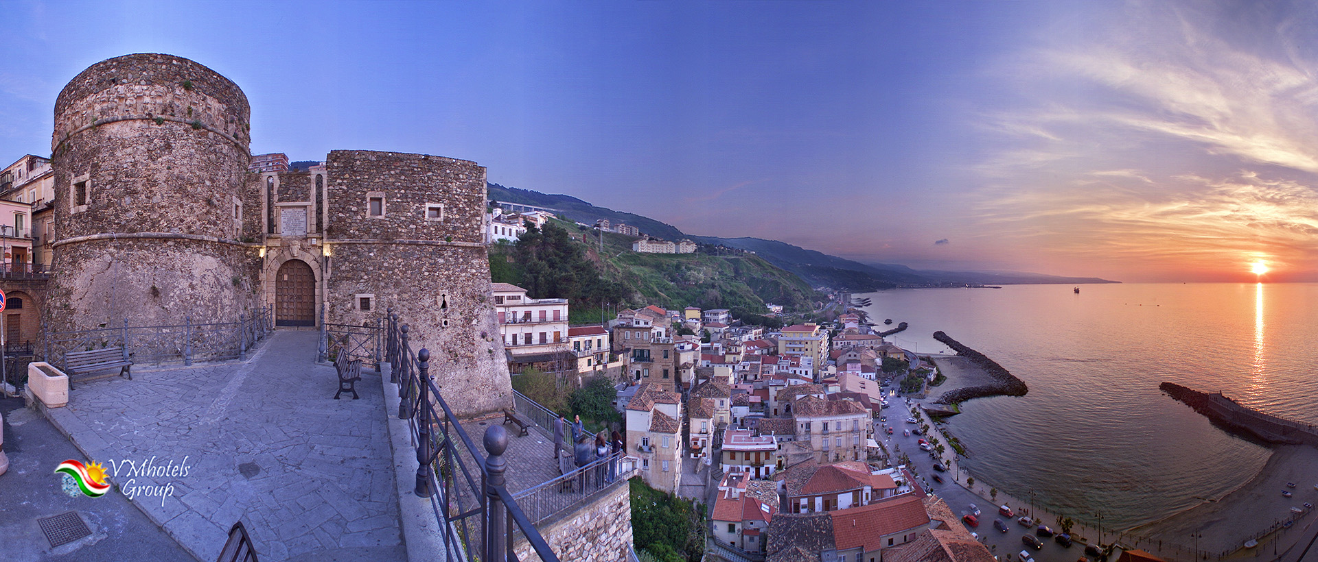 Panorama dal castello di Pizzo